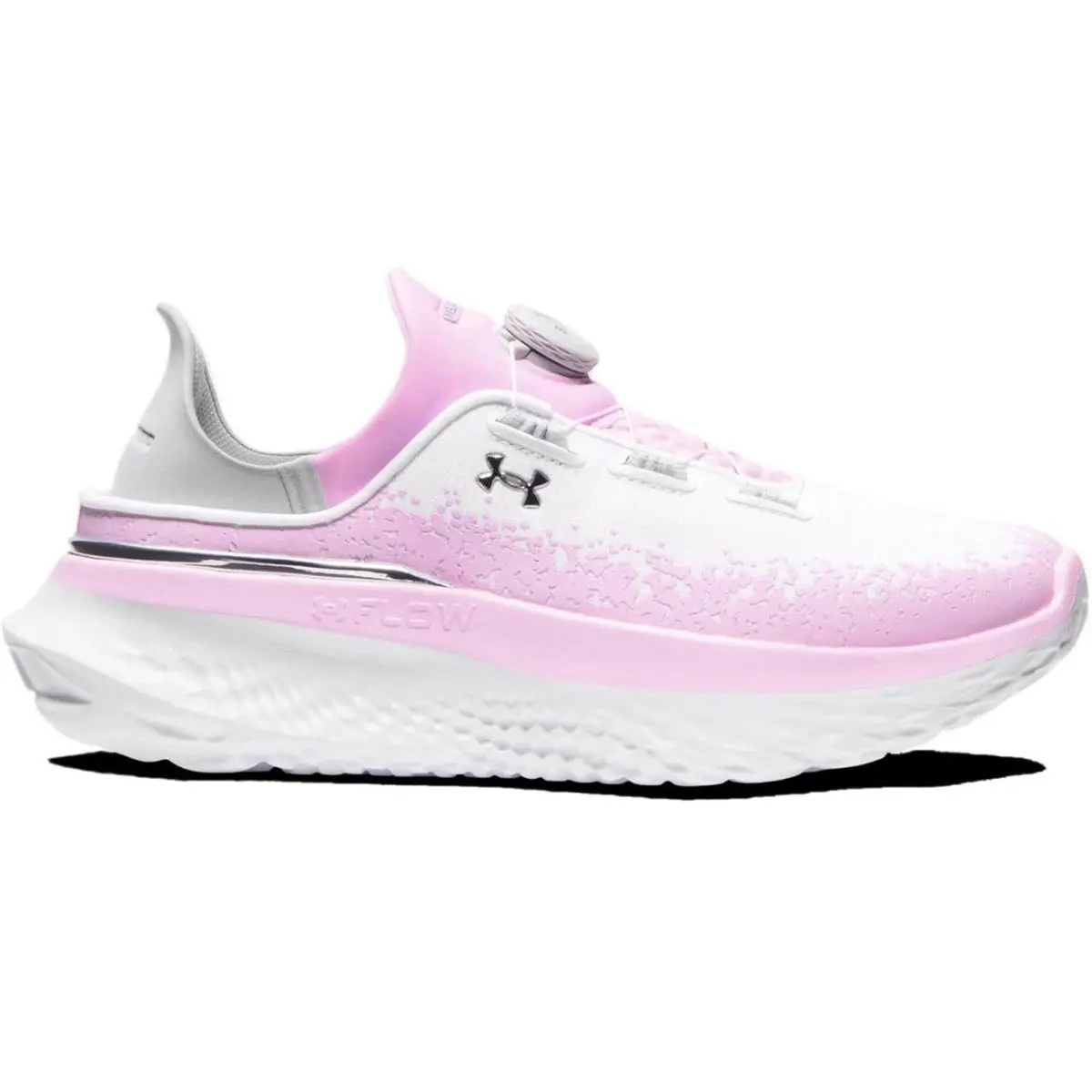 Under Armour shoes - Under Armour SlipSpeed Mega Ripstop - white/pink, silver accent (UPC: 0197778071445) 1