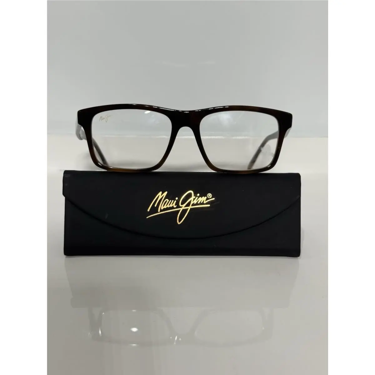 Maui Jim MJO2224-01E Brown Acetate Men’s Eyeglasses 56mm