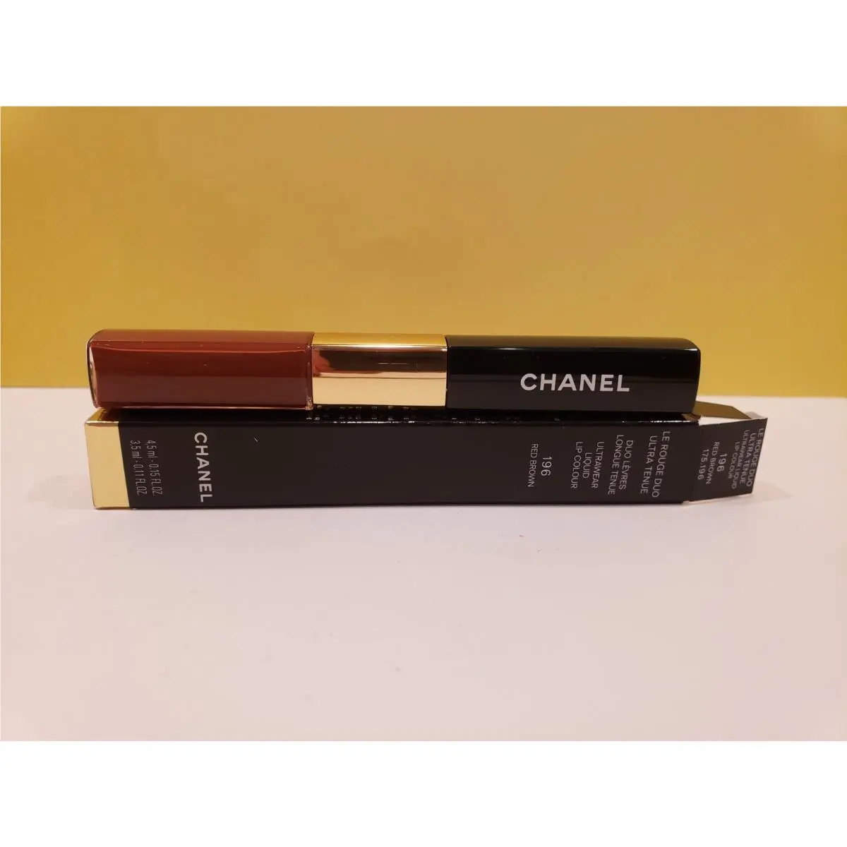 Chanel Le Rouge Duo Ultra Wear Liquid Lip Colour 196 Red Brown