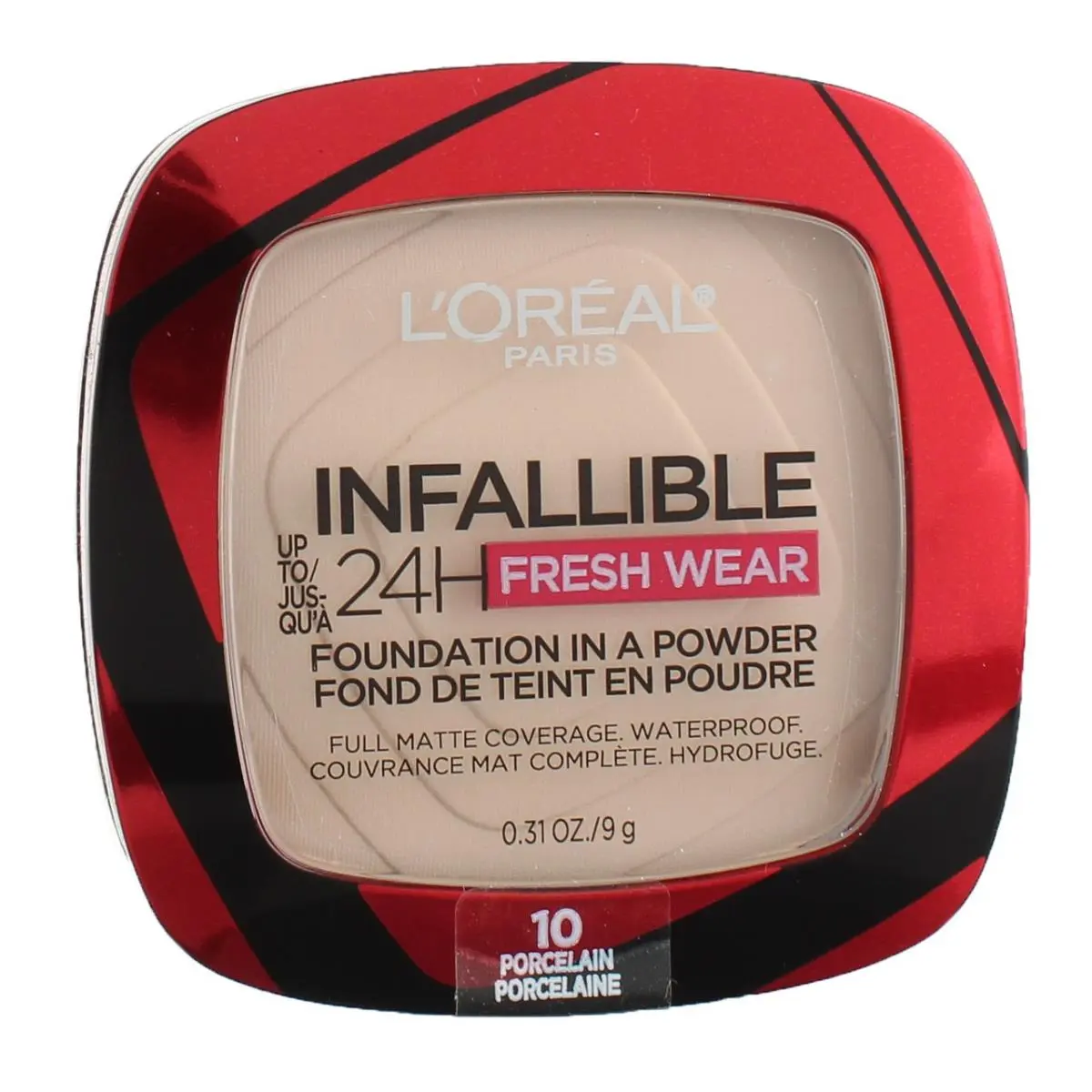 4 Pack L`oreal Paris Infallible 24 H Fresh Wear Foundation Porcelain 010