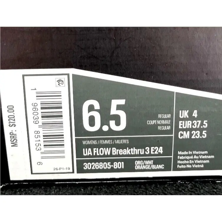 Under Armour shoes - Under Armour Flow - Flow - 3026805-801 - Orange 8