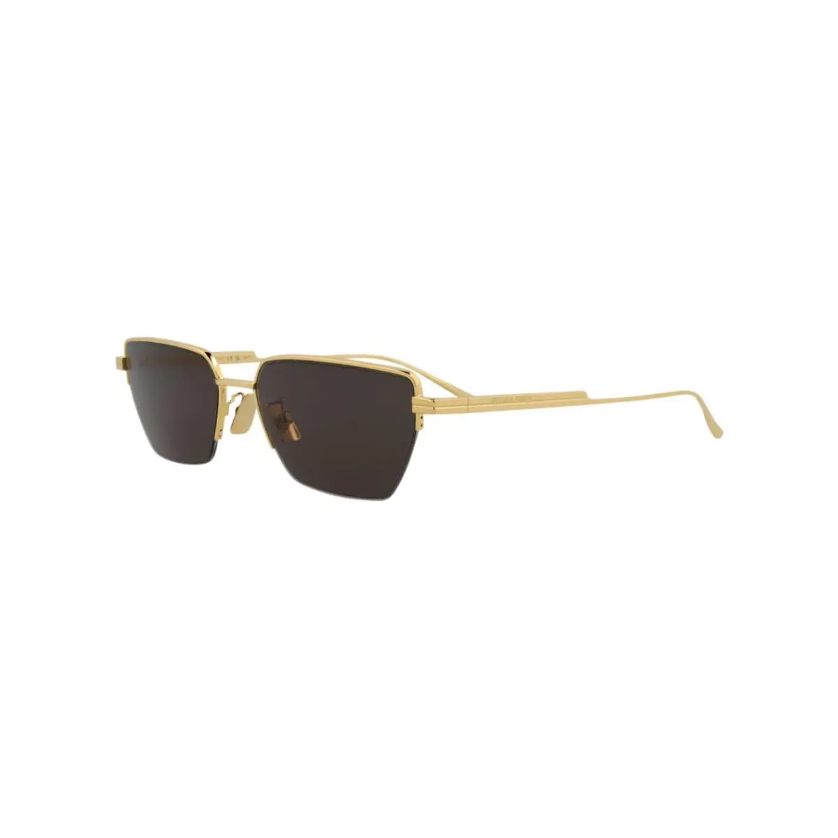 Unisex 57 mm Gold Sunglasses BV1107S-30011010-004 by Bottega Veneta