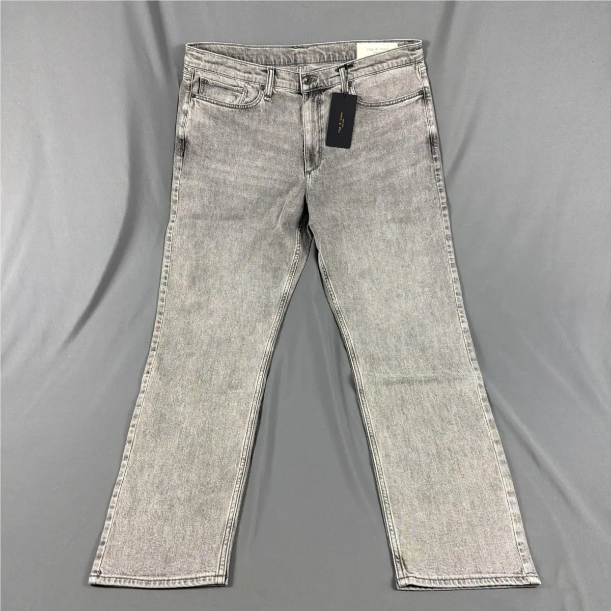 Rag Bone Jeans RB 2 Slim Fit 38 x 32 Stockbridge Cotton Spandex