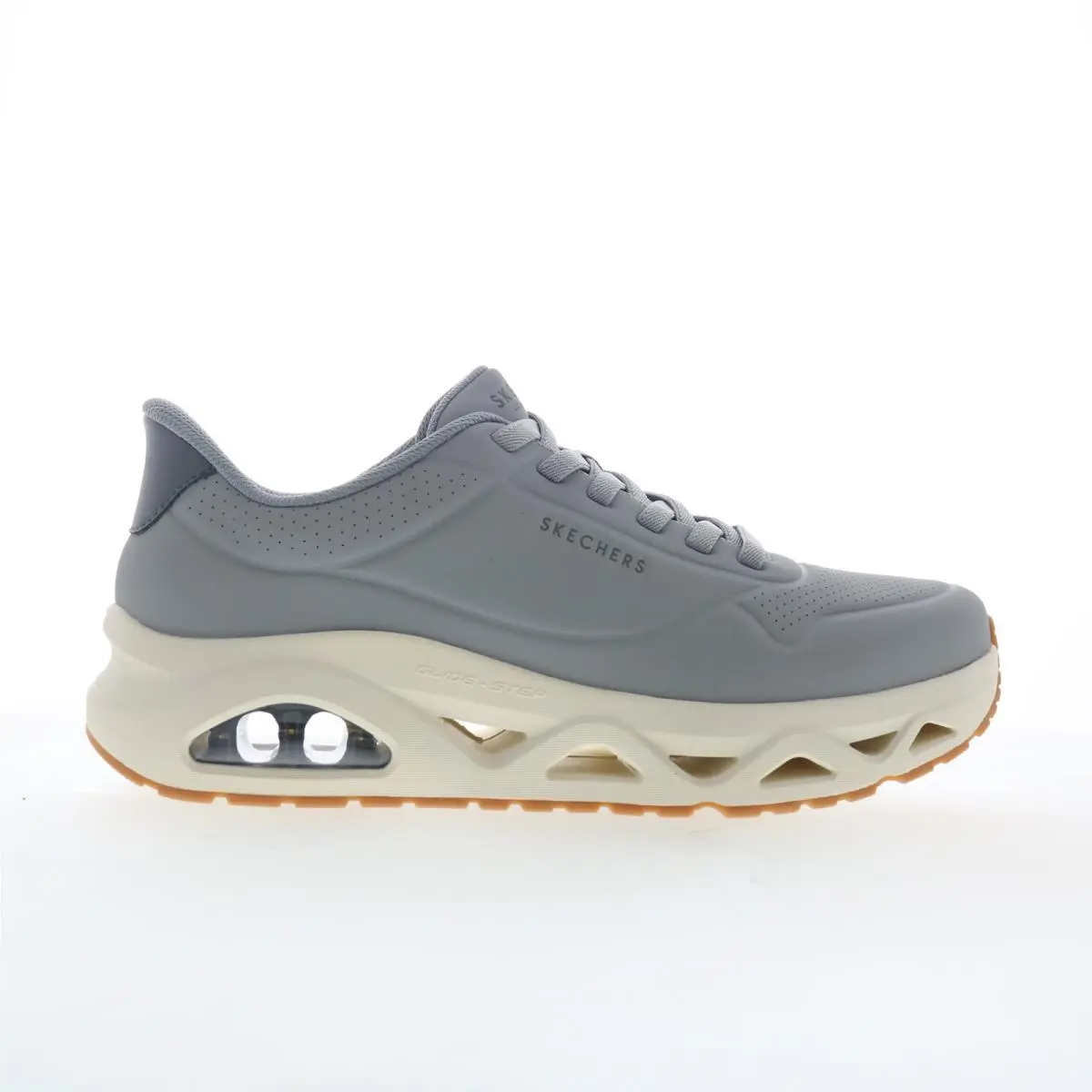 Skechers Slip-ins Glide-step Glide On Air Mens Gray Lifestyle Sneakers Shoes