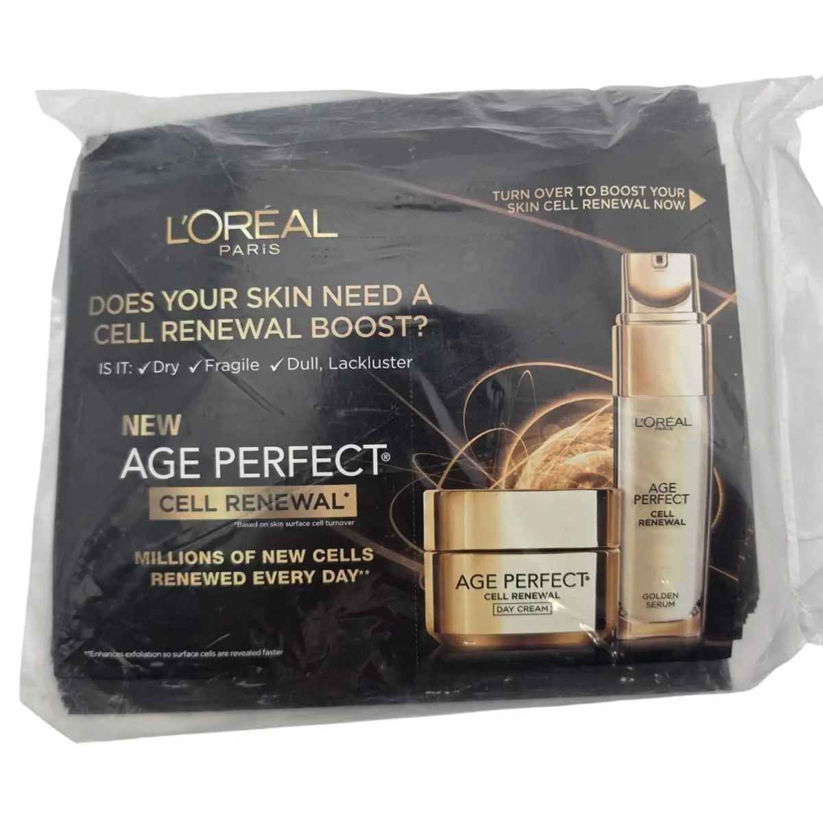 Loreal Lot of 25 Age Perfect Cell Renewal Sample Sets w/ Golden Serum Day Cream by L'Oréal