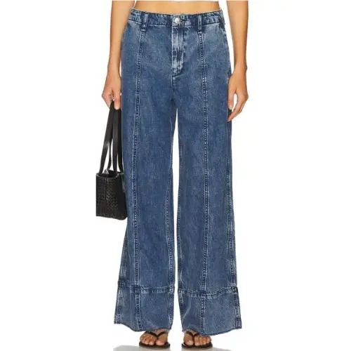 Rag Bone Featherweight Arianna Cropped Palazzo In Beekman Size:30
