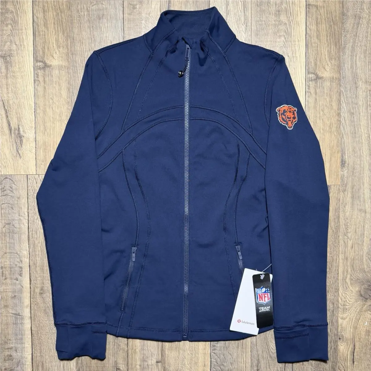 Women`s Chicago Bears Lululemon True Navy Define Jacket Luon Size 10