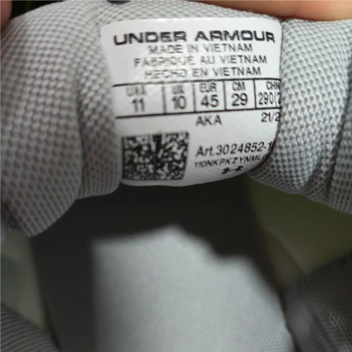 Under Armour shoes - Under Armour Charged Assert 9 - 3024852-102 - Gray 3