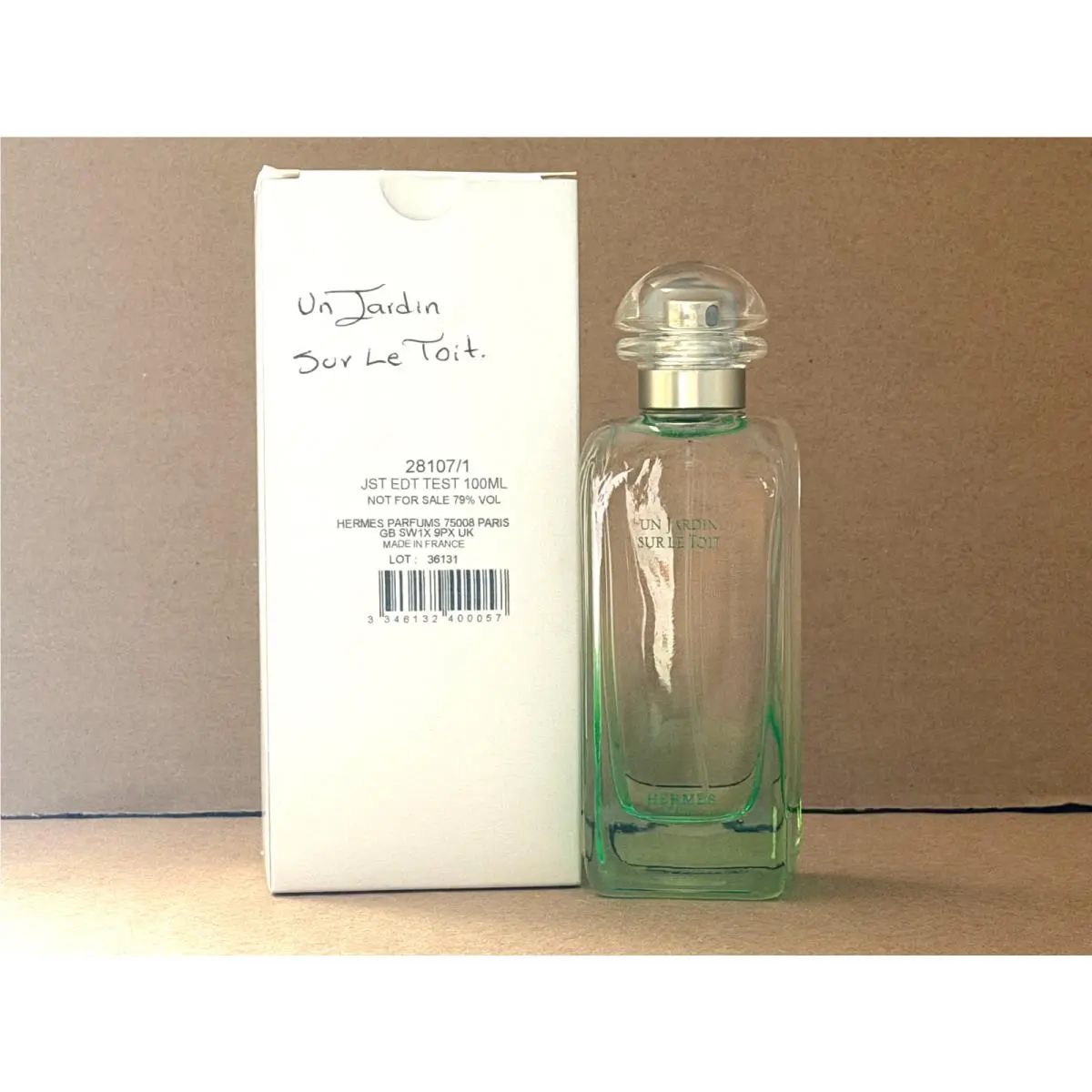 Hermes Parfums UN Jardin LE Toit 3.3 oz Eau De Toilette Spray Sample