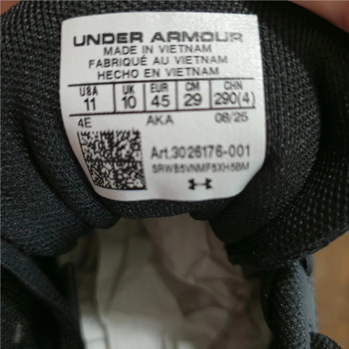 Under Armour shoes - Under Armour Charged Assert 10 - 3026176-001 - Black 6