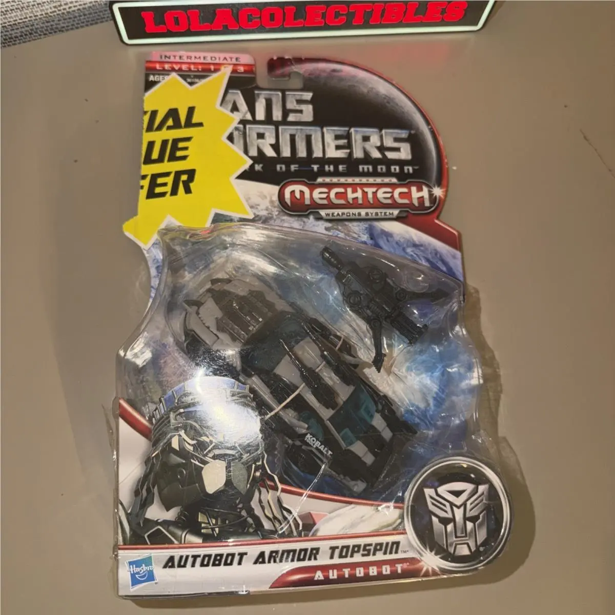 Transformers Dark of The Moon - Autobot Armor Topspin - Deluxe Mechtech