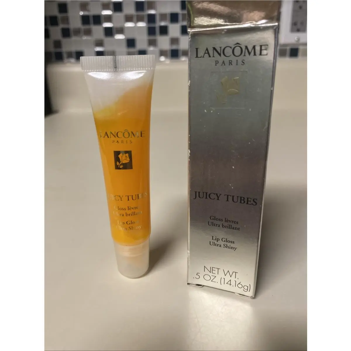 Lancome Juicy Tubes Nectar de Yellow Very Rare Htf Lip Gloss Ultra Shiny