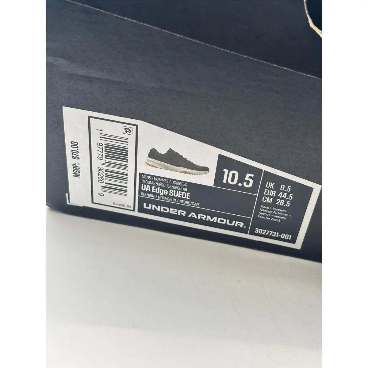 Under Armour shoes - UA Edge Suede - Edge Suede - Black 0