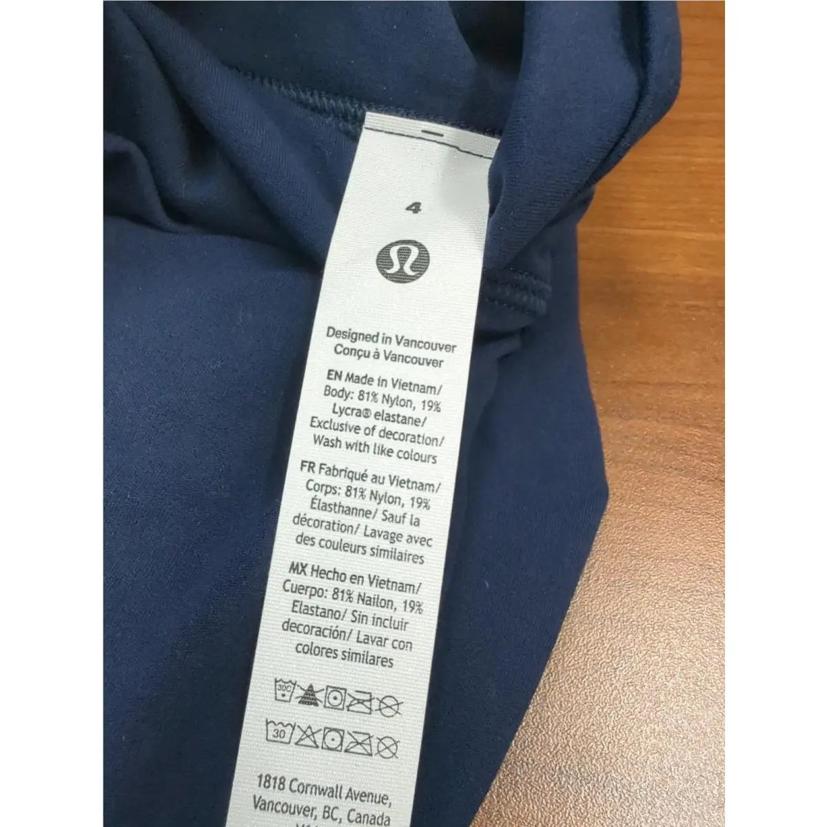 Lululemon clothing - Navy 1