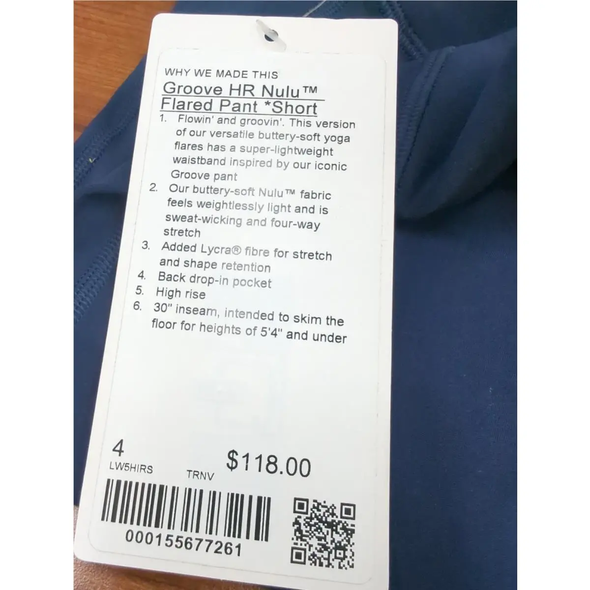 Lululemon clothing - Navy 2