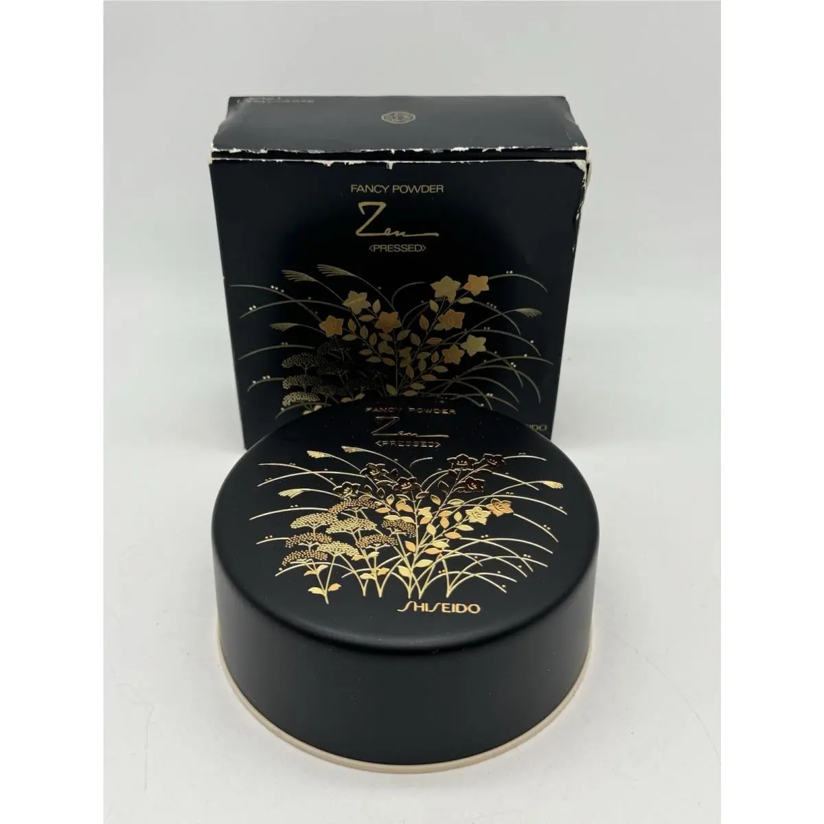Shiseido Zen Fancy Powder Pressed 3.5 oz 100g Perfume Body Powder Japan OB