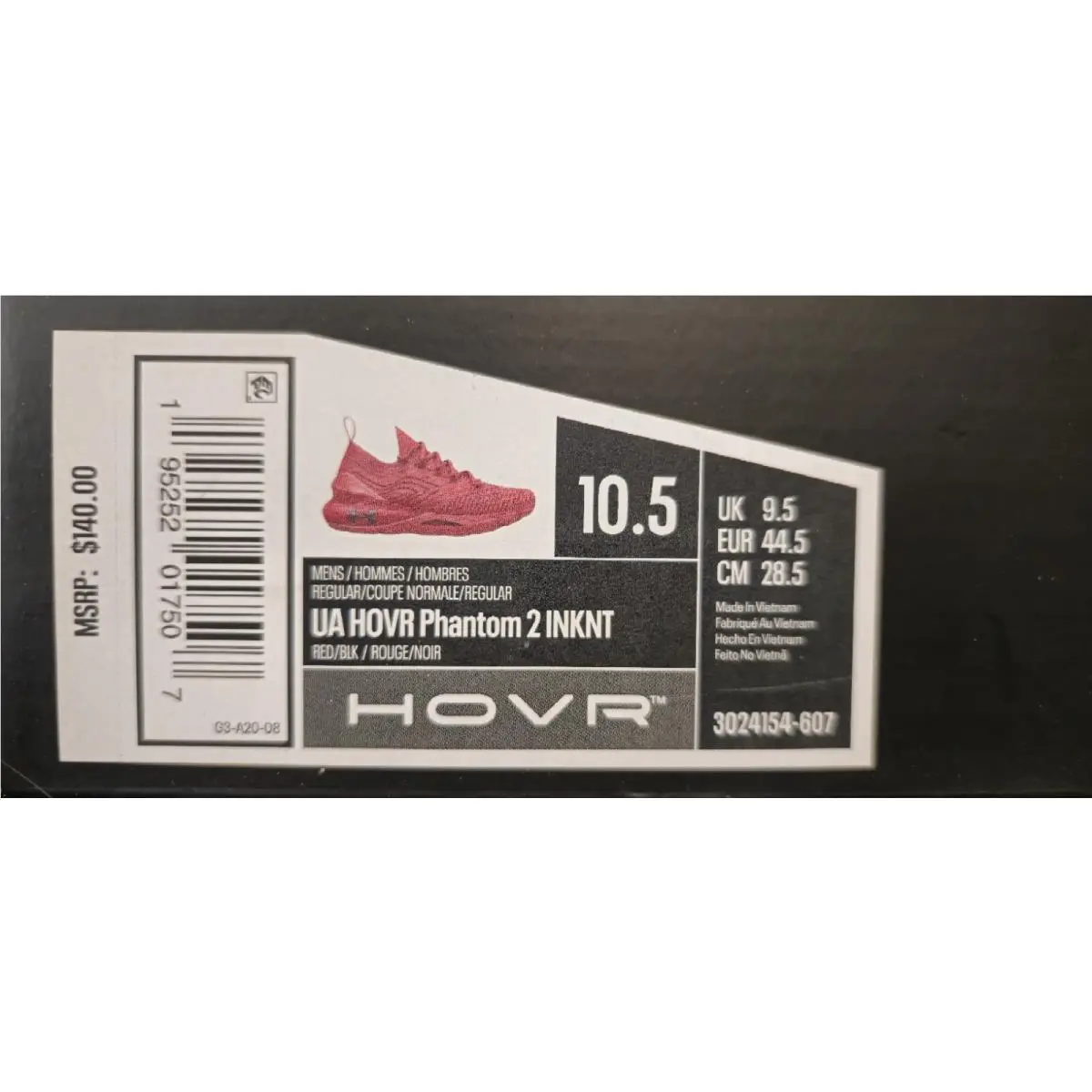 Under Armour shoes - Under Armour HOVR Phantom - HOVR Phantom - Red 0