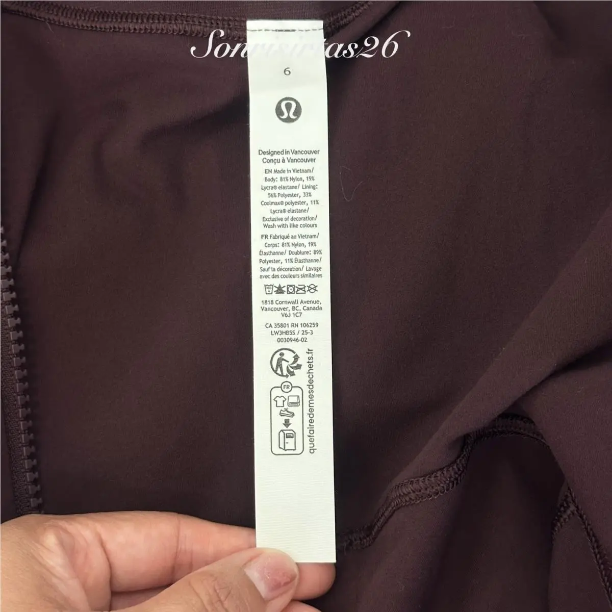 Lululemon clothing - Purple 8