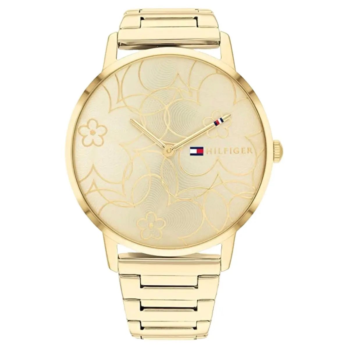Tommy Hilfiger Women’s Gold Watch Gold Dial Band 40mm S. Steel 1782366 Alex