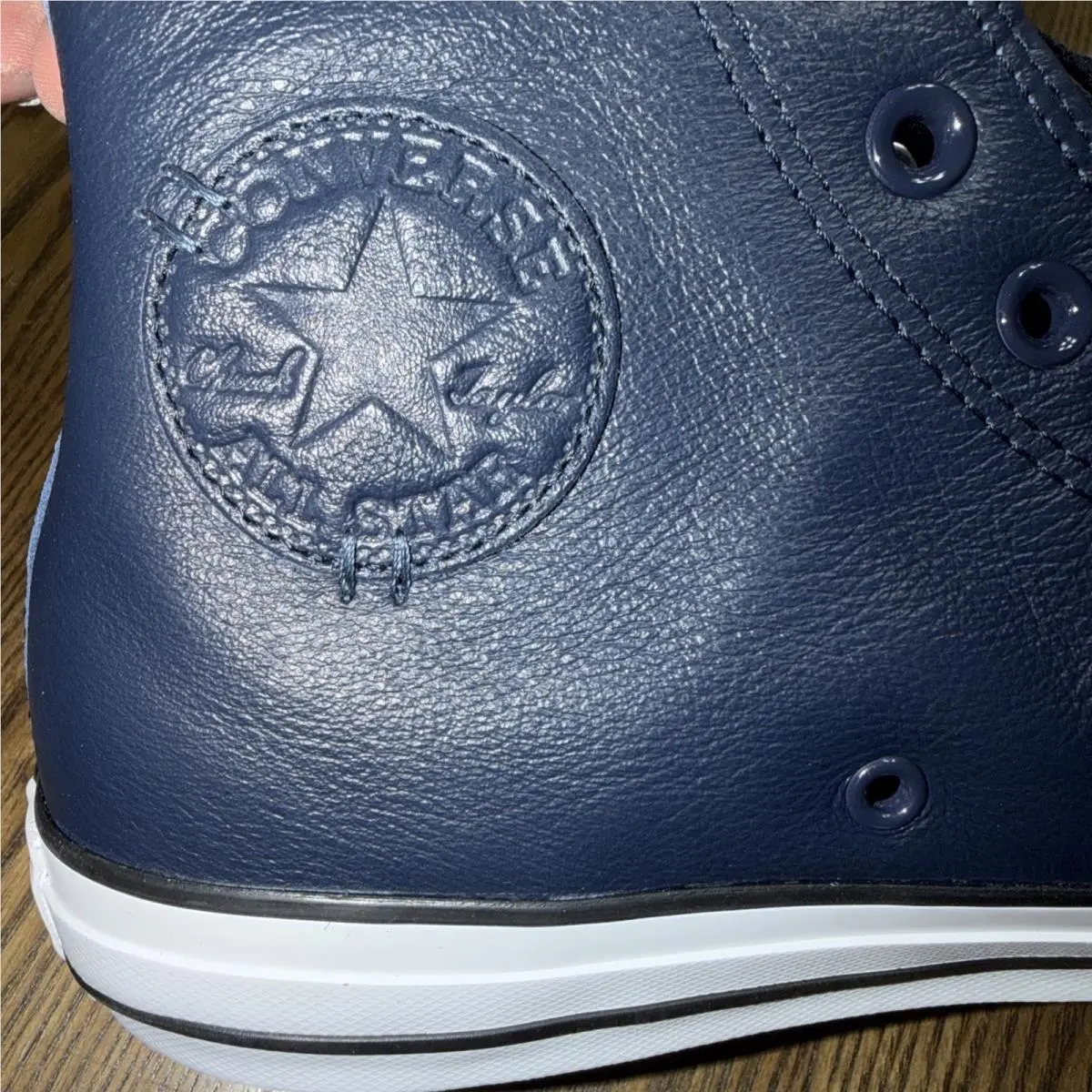 Converse Ctas HI Slacker Blue Leather Boots Sneakers