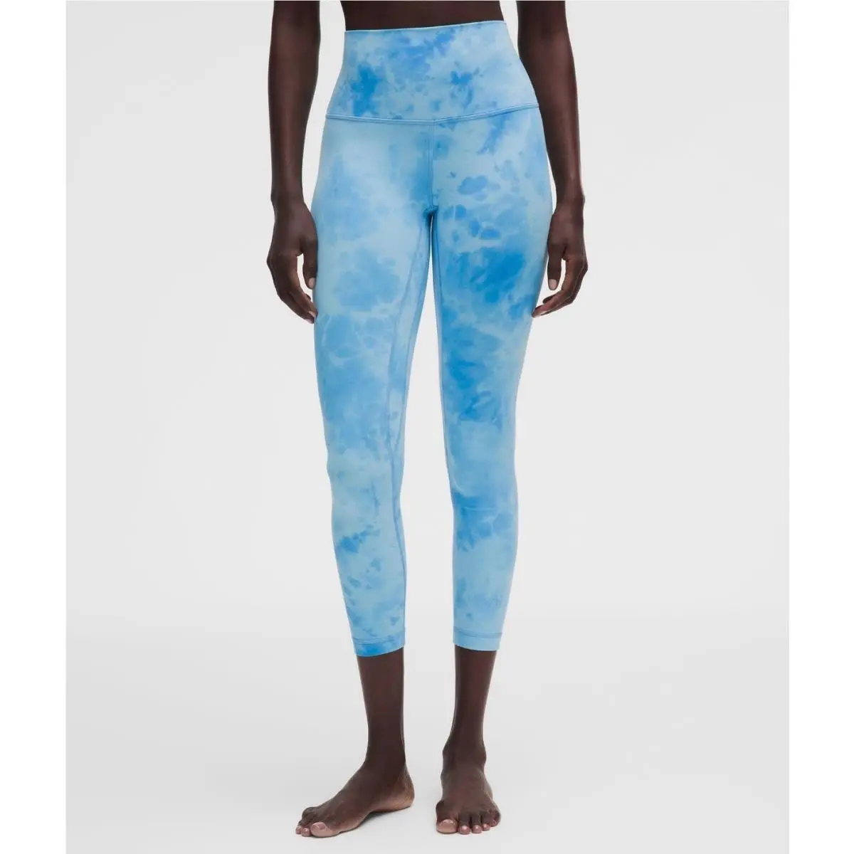 Lululemon Align NO Line HR 25” Smoothie Blueberry Multi Print Leggings Nulu Sz 4