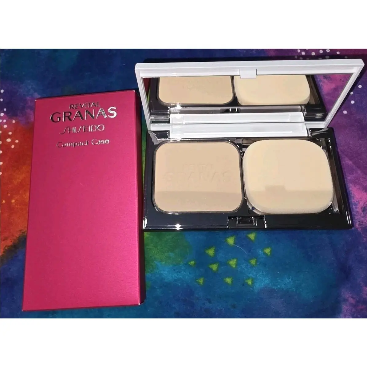 Shiseido Revital Granas Compact Case Powder Foundation Ochre 20 Japan Exclusive