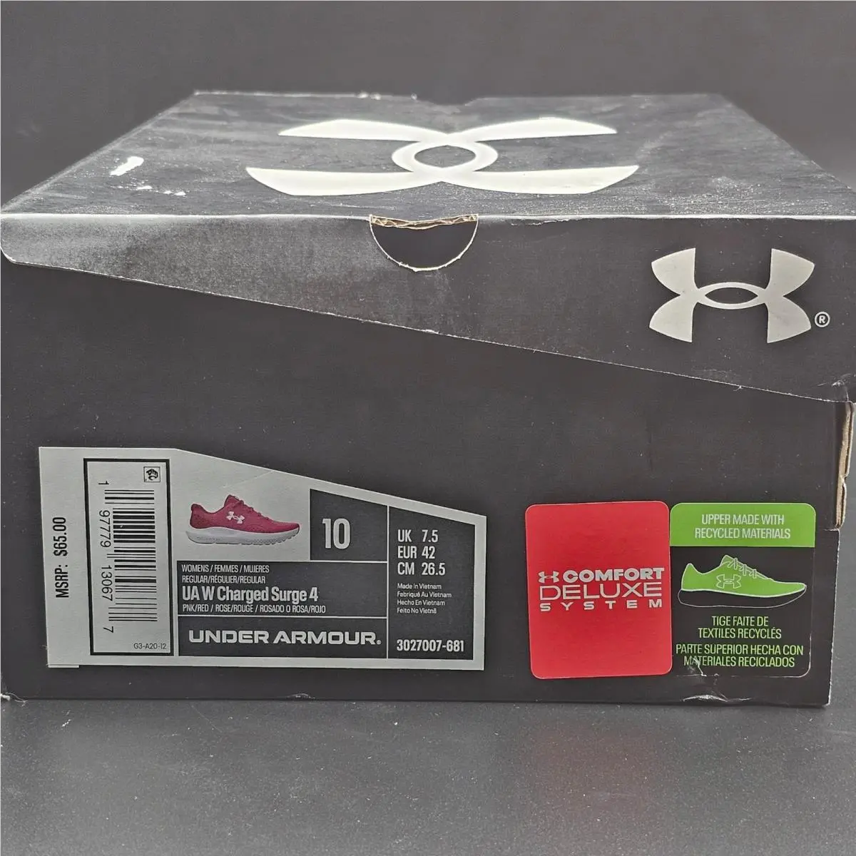 Under Armour shoes - Under Armour Charged Surge 4 - Pink 1