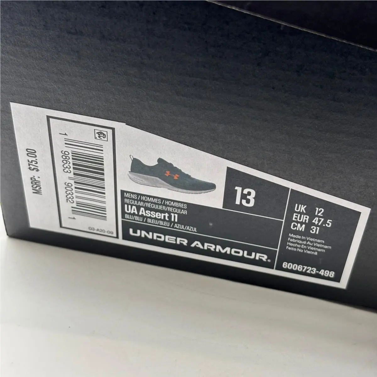 Under Armour shoes - UA Assert 11 - Assert - Blue 0