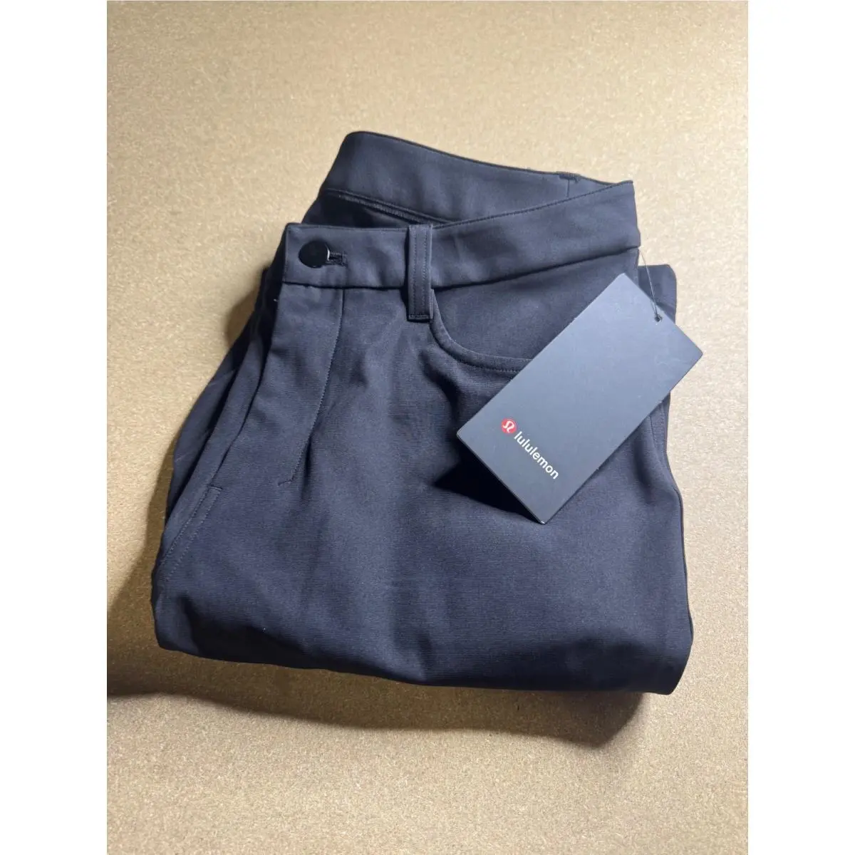 Lululemon Abc Slim Fit 5 Pocket Pant 30x32 Black Warpstreme LM5ALWS Blk Men
