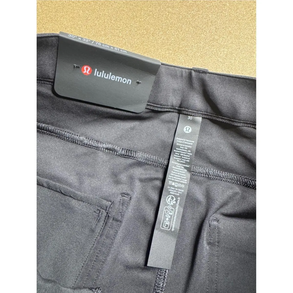Lululemon clothing - ABC Slim-Fit 5-Pocket Pant 32L Warpstreme - Black 6