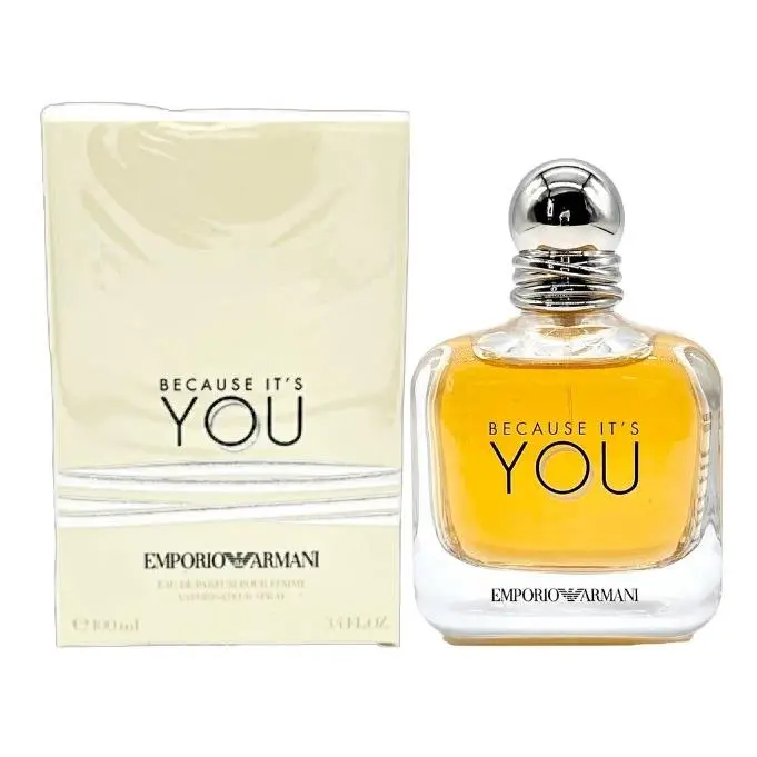 Emporio Armani Because It`s You For Women 3.3oz -100 ml Eau De Parfum Spray