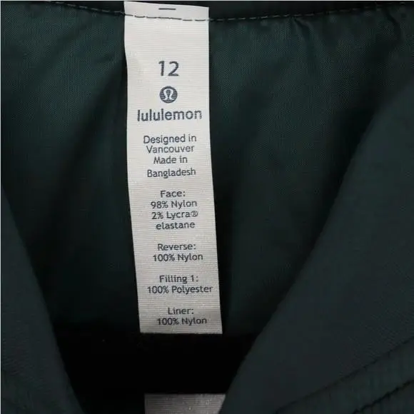 Lululemon clothing - Green 2