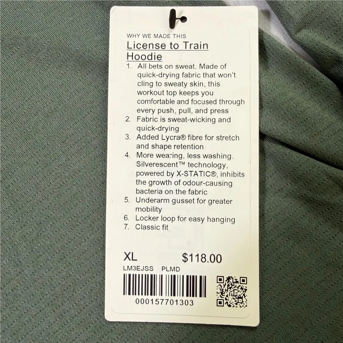 Lululemon clothing - Green 1