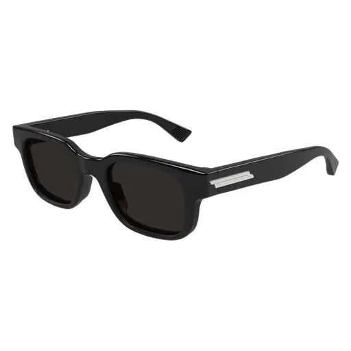 BV 1411S Sunglasses 001 Black by Bottega Veneta