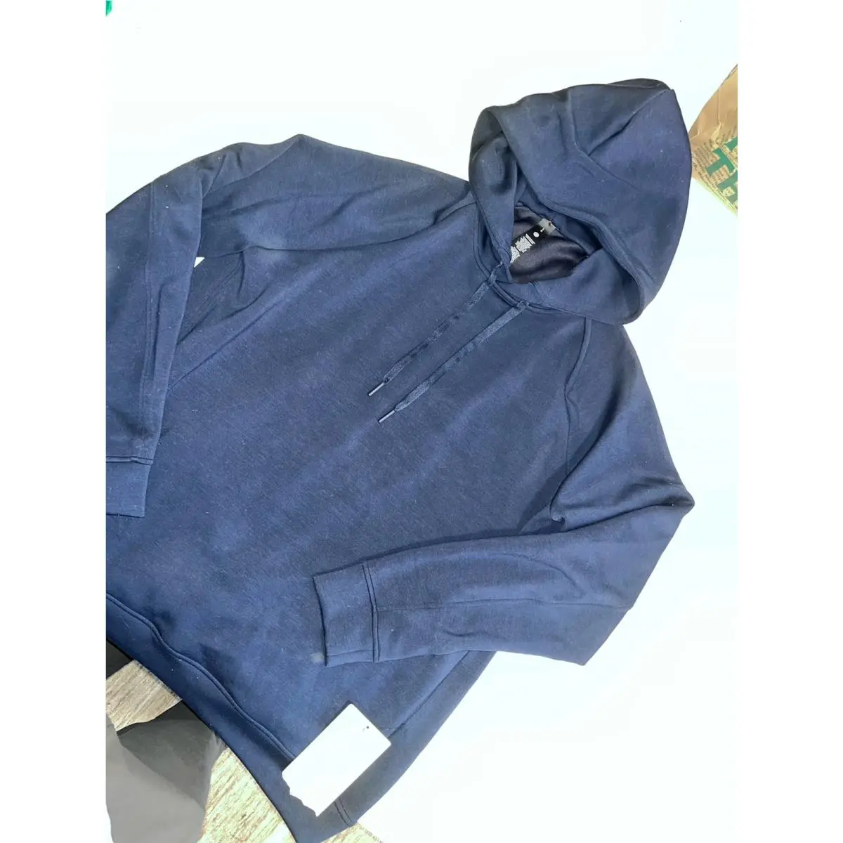 Lululemon Smooth Spacer Pullover Hoodie - Men`s Large Navy Blue