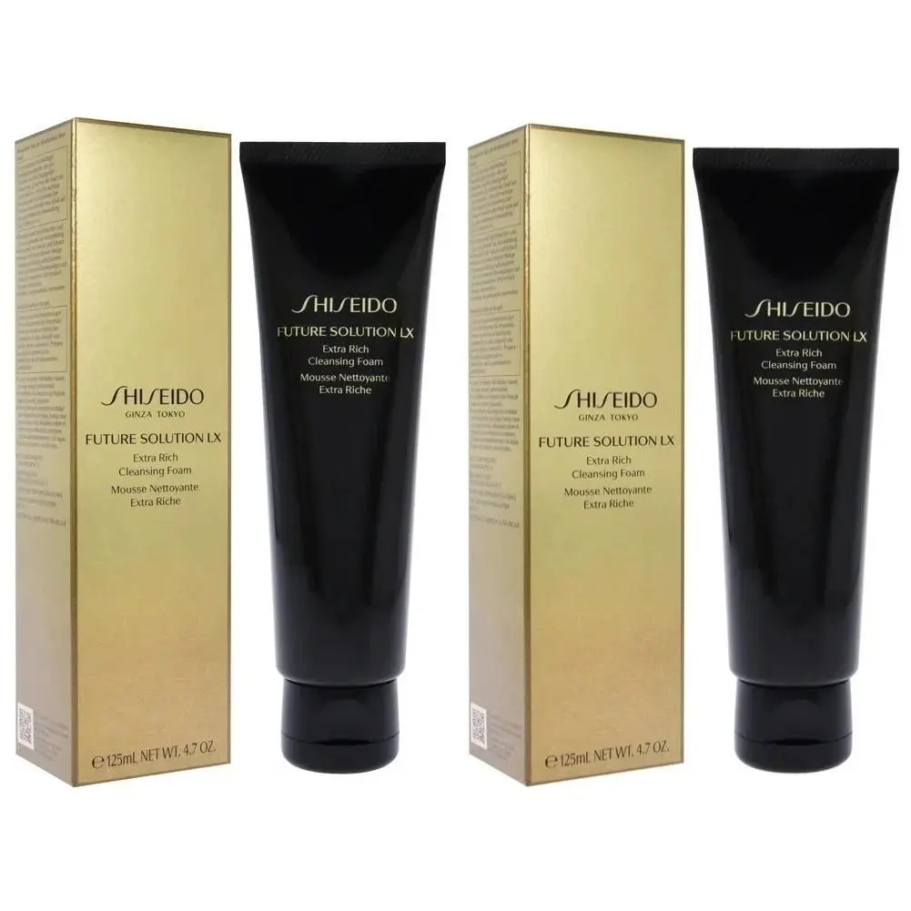 2-Pack  Future Solution LX Extra Rich Cleansing Foam 4.7oz / 125 ml Each by Shiseido
