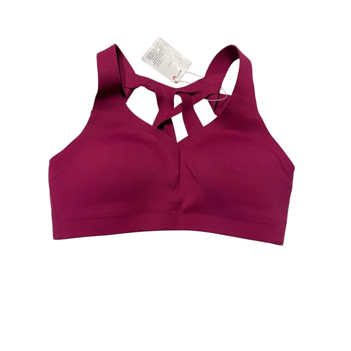 Lululemon Enlite Weave Back Bra Wild Berry 32B Womens High-impact Support
