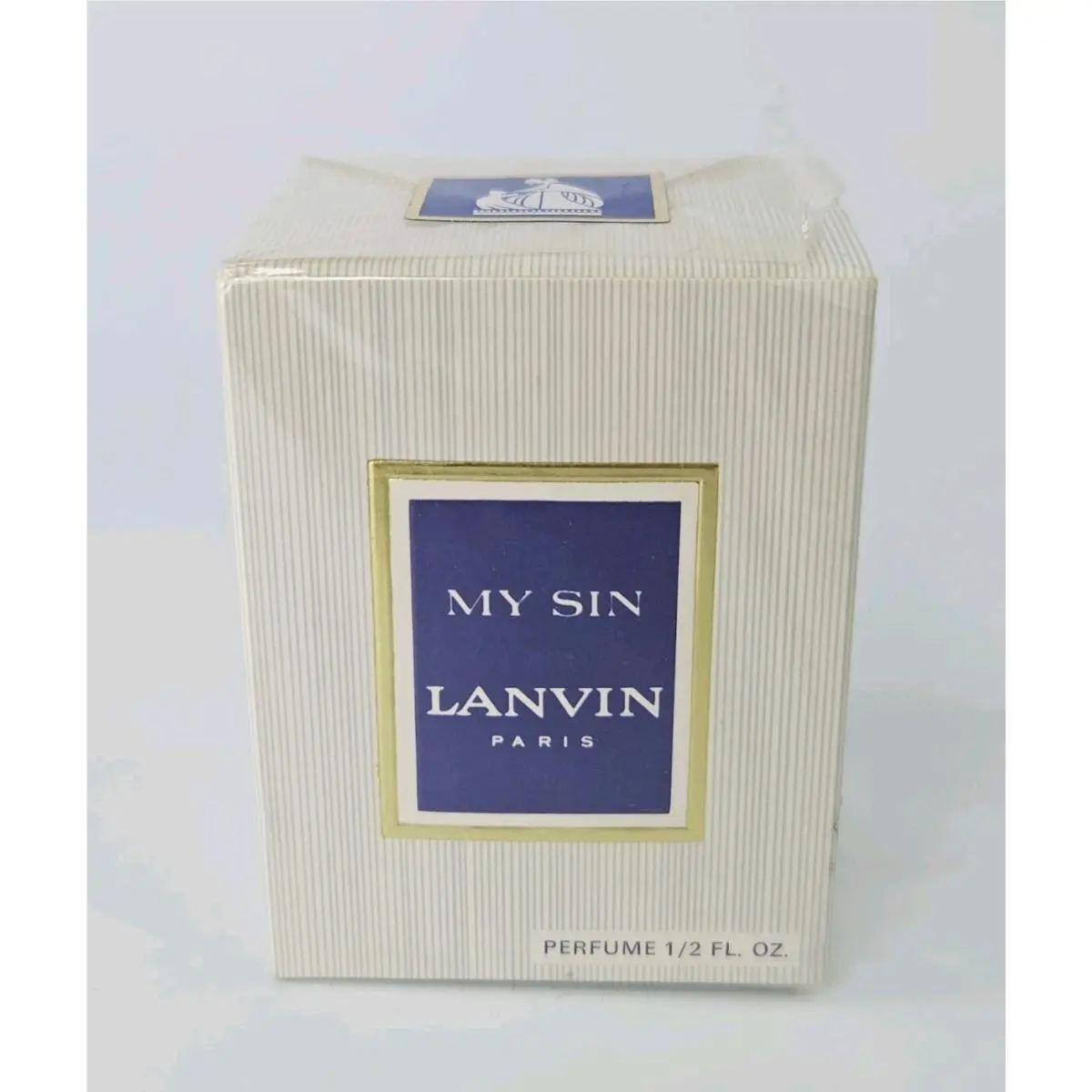 Vintage Lanvin My Sin Perfume Under Cap Paris France 1/2 Oz .5