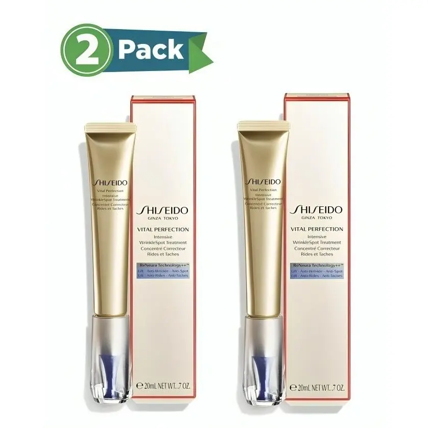 Shiseido Vital Perfection Wrinklespot Treatment 20ml 0.7oz Pack of 2