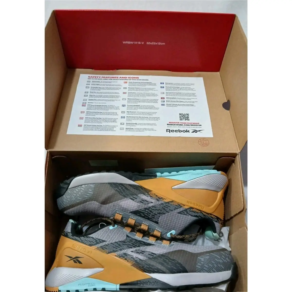 Reebok Work Nano X1 Adventure RB3482 Comp Toe Men 8.5M Wmns 10 Athletic/work