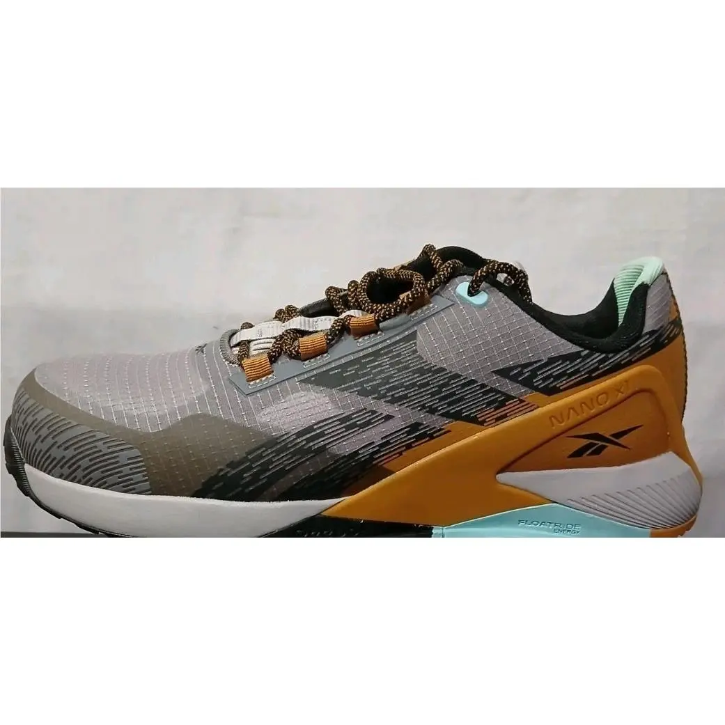 Reebok shoes - Reebok Work - Work - RB3482 - Grey upper shaft- Gold and Blue lower 2