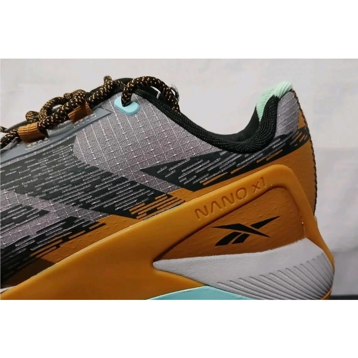 Reebok shoes - Reebok Work - Work - RB3482 - Grey upper shaft- Gold and Blue lower 5