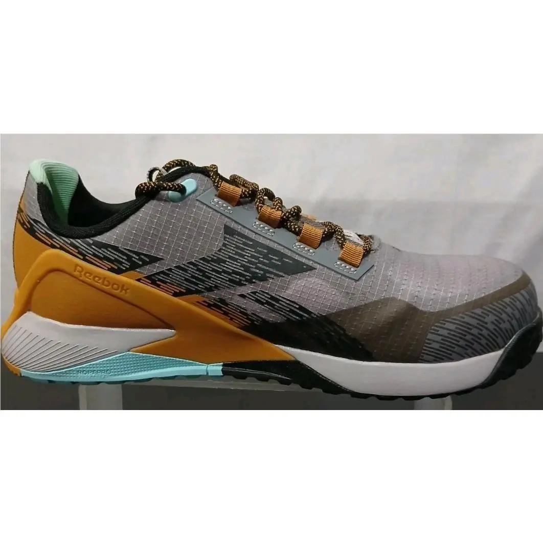 Reebok shoes - Reebok Work - Work - RB3482 - Grey upper shaft- Gold and Blue lower 6