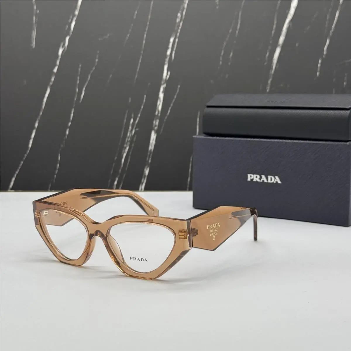 Prada PRC07V 20H1O1 Gray Women Eyeglasses PR C07V