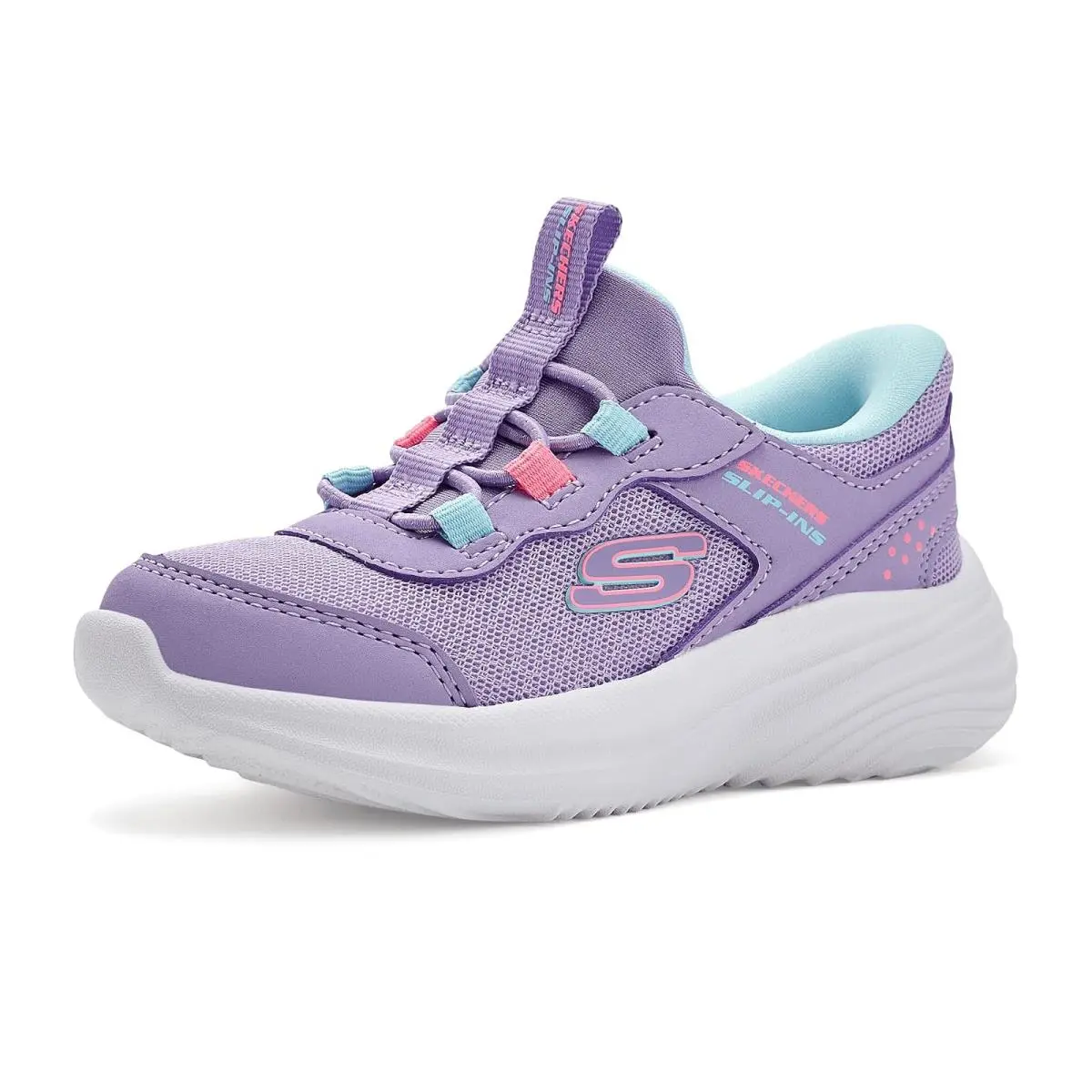 Girl`s Shoes Skechers Kids Hands Free Slip-ins-bounder Pro 303690N Toddler