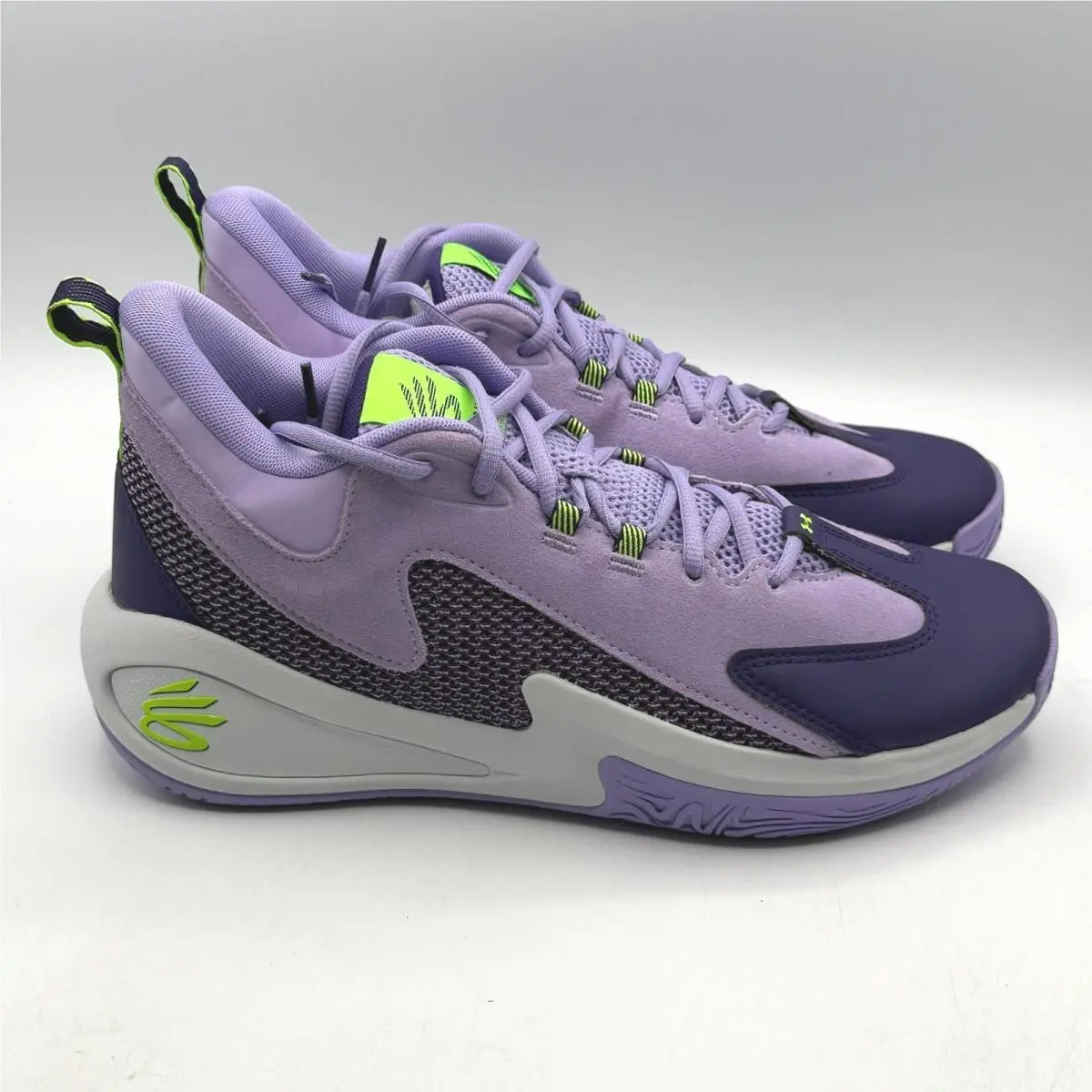Under Armour Curry 3Z 25 Sde Men Size 11 Purple Basketball Shoes 6000750-538