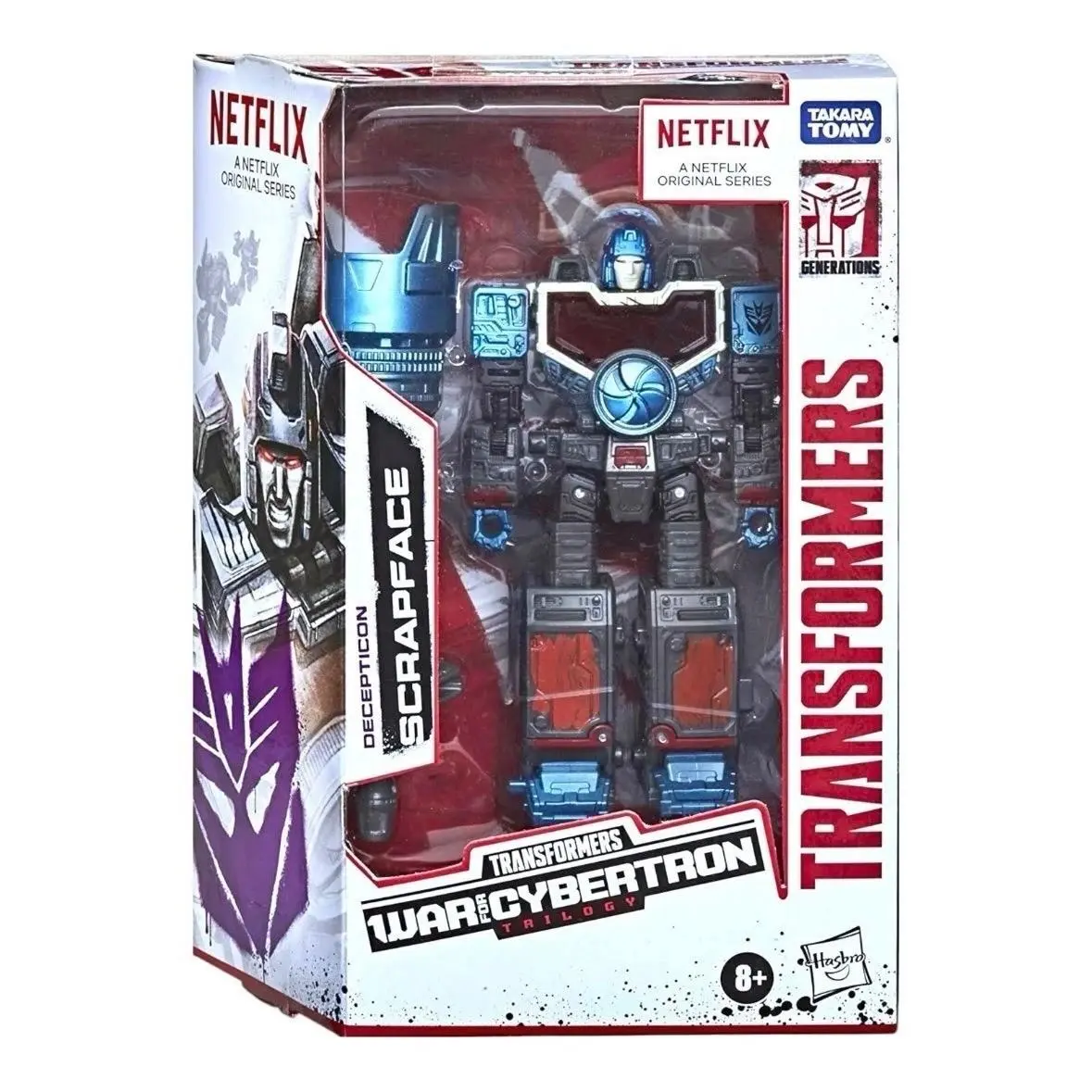 Transformers Netflix Scrapface Decepticon Figure War Cybertron Trilogy Fast