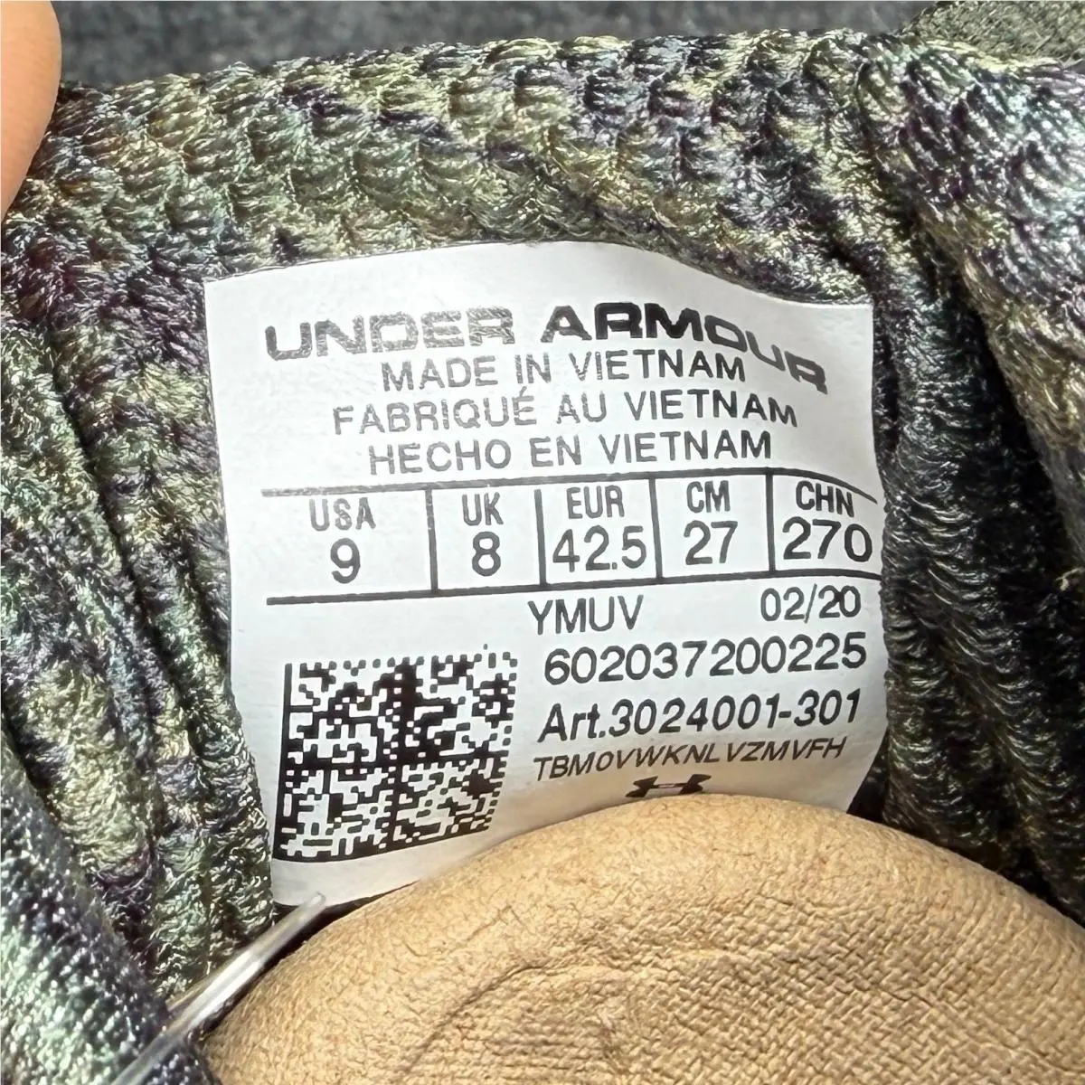 Under Armour shoes - 3024001301 - 3024001-301 - Green 13