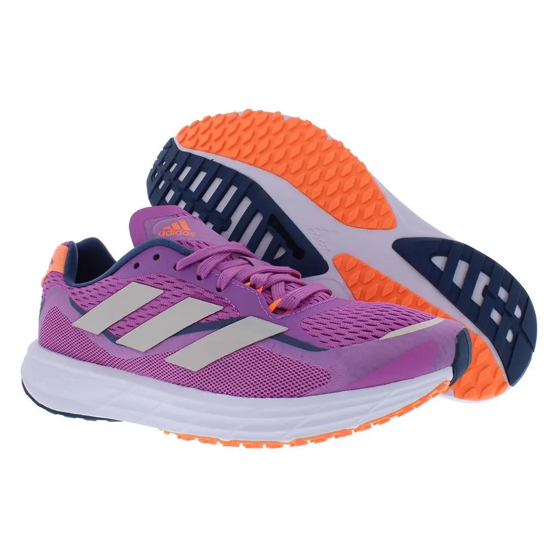 Adidas shoes - Purple/Orange/Grey, Main: Purple 4