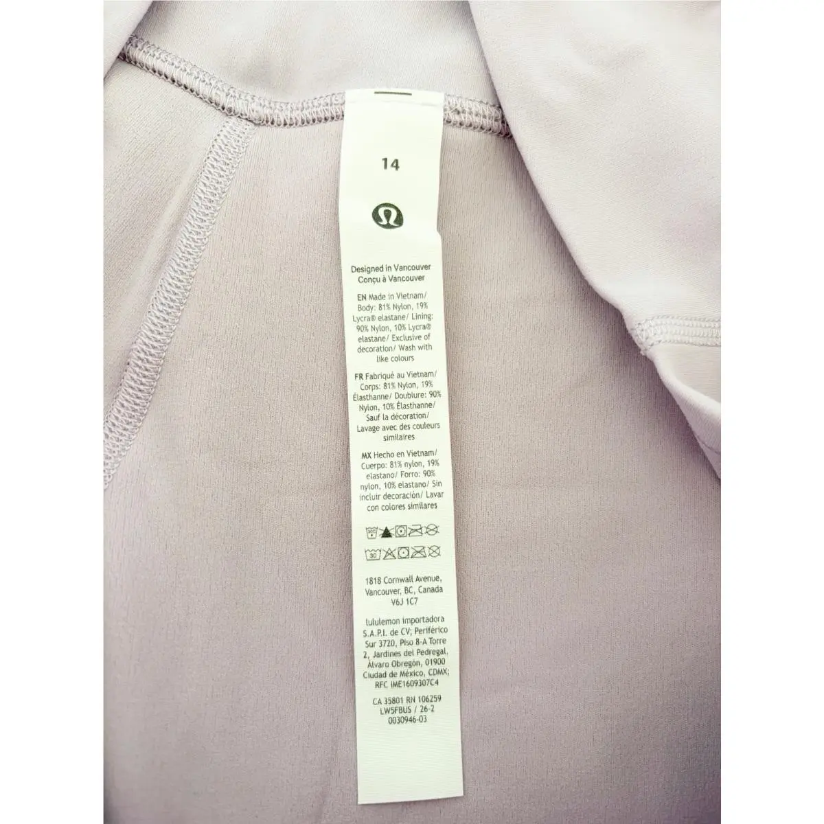 Lululemon clothing - Purple 1